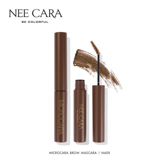 สินค้า NEE CARA นีคาร่า มาสคาร่าคิ้ว มาสคาร่าปัดคิ้ว หัวแปรงสลิม N608 MICROCARA BROW MASCARA