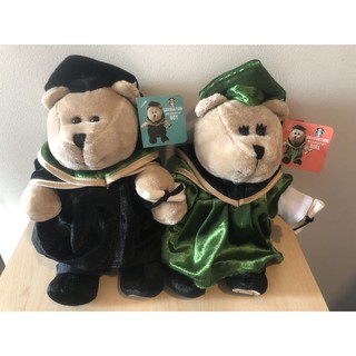 Starbucks graduation bearista boy and girl สตาร์บัคส์ตุ๊กตาหมีรับปริญญา ชาย/หญิง ของแท้ 100%