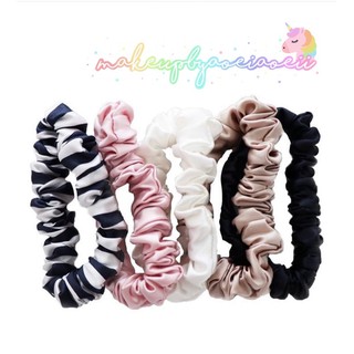 สินค้า (ส่งฟรี💗) ยางมัดผม Slip silk Midi scrunchie Mixed ขนาดกลาง (แบ่งขาย) 💕💗🌈