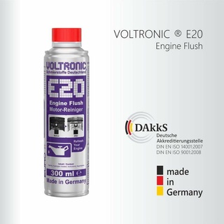 ส่งฟรี Voltronic E20 Engine Flush น้ำยาทำความสะอาดภายในเครื่องยนต์ สำหรับเบนซิน และดีเซล ก่อนเปลี่ยนถ่ายน้ำมันเครื่อง