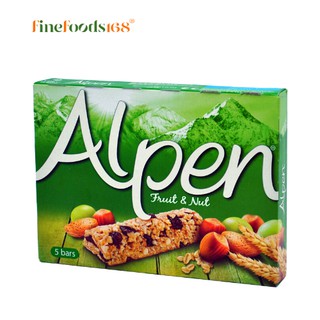 ภาพหน้าปกสินค้าอัลเพน ซีเรียลบาร์ ฟรุตและนัท 1 กล่อง 5 ชิ้น Alpen Fruit & Nut 1 PACK 5 Bars ที่เกี่ยวข้อง