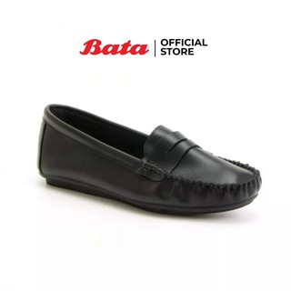 สินค้า Bata LADIES\'CASUAL MOCCASINE รองเท้าลำลองส้นแบน แบบสวม ปิดส้น สีดำ รหัส 5516905 Ladiescasual