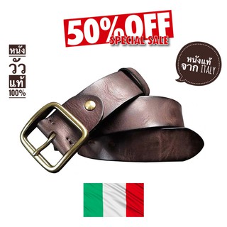 สินค้า เข็มขัดหนังวัวแท้ นำเข้าจากอิตาลี Genuine Leather Belt made in Italy it-1