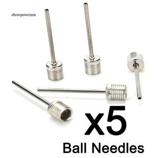 ภาพหน้าปกสินค้าSPAM  5Pcs US Type Metal Inflator Ball Needles Pin for Basketball Soccer Football ที่เกี่ยวข้อง