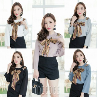 Bow Scarf Top