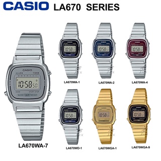 ภาพหน้าปกสินค้าCASIO นาฬิกาข้อมือผู้หญิง รุ่น LA670WA/LA670WGA SERIES รับประกันศูนย์CMG1ปี ที่เกี่ยวข้อง