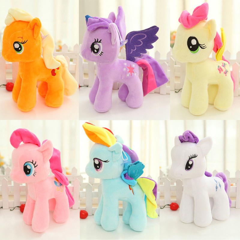 ขายดี-ตุ๊กตา-my-little-pony-rainbow-กอด-ของเล่น-ของขวัญ-สําหรับเด็ก-20-ซม