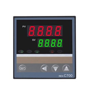REX-C700 Dual Digital RKC จอแสดงผล PID Temperature Controller REX-C700FK02-M * Thermocouple/PT100 72*72 มม.