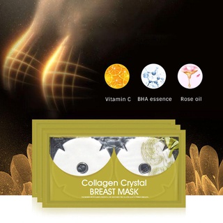 collagen crystal breast mask คอลลาเจนธรรมชาติกระตุ้นการสร้างเซลล์เต้านม (1ซอง/2ชิ้น)