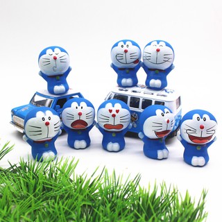 ป้ายตกแต่งเค้กรูปการ์ตูนแมว Doraemon 8 ชิ้น