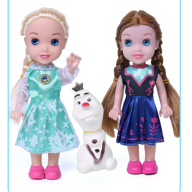 ชุดของเล่นฟิกเกอร์-frozen-princess-สําหรับเด็ก