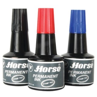 ภาพหน้าปกสินค้าHorse(ตราม้า) หมึกเติมแท่นประทับกันน้ำ ปริมาณ 30 ซีซี สีดำ/น้ำเงิน/แดง ที่เกี่ยวข้อง