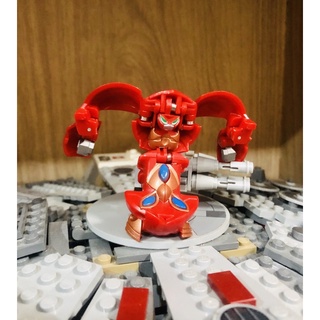 Bakugan Blast Elico Pyrus Red  Super Rare New Vestroia