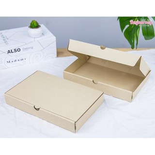 Boxjourney กล่องลูกฟูกพรีเมี่ยมไม่มีหน้าต่าง 18x28x4.3 cm. (20 ใบ/แพค)