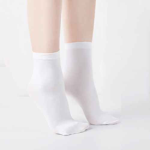 ถุงเท้าเต้นบัลเล่ต์-สีขาวนู้ด-แบบมืออาชีพ-สําหรับเด็ก-และผู้ใหญ่