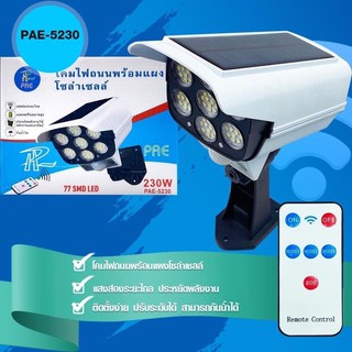 โคมไฟถนนโซลาร์เซลล์PAE-5230