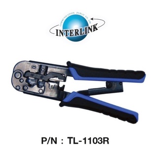 คีมเข้าหัวแลนและโทรศัพท์ (CRIMPING TOOL) LINK รุ่น TL-1103R (ใช้ได้ 2 ขนาด RJ45 และ RJ11)