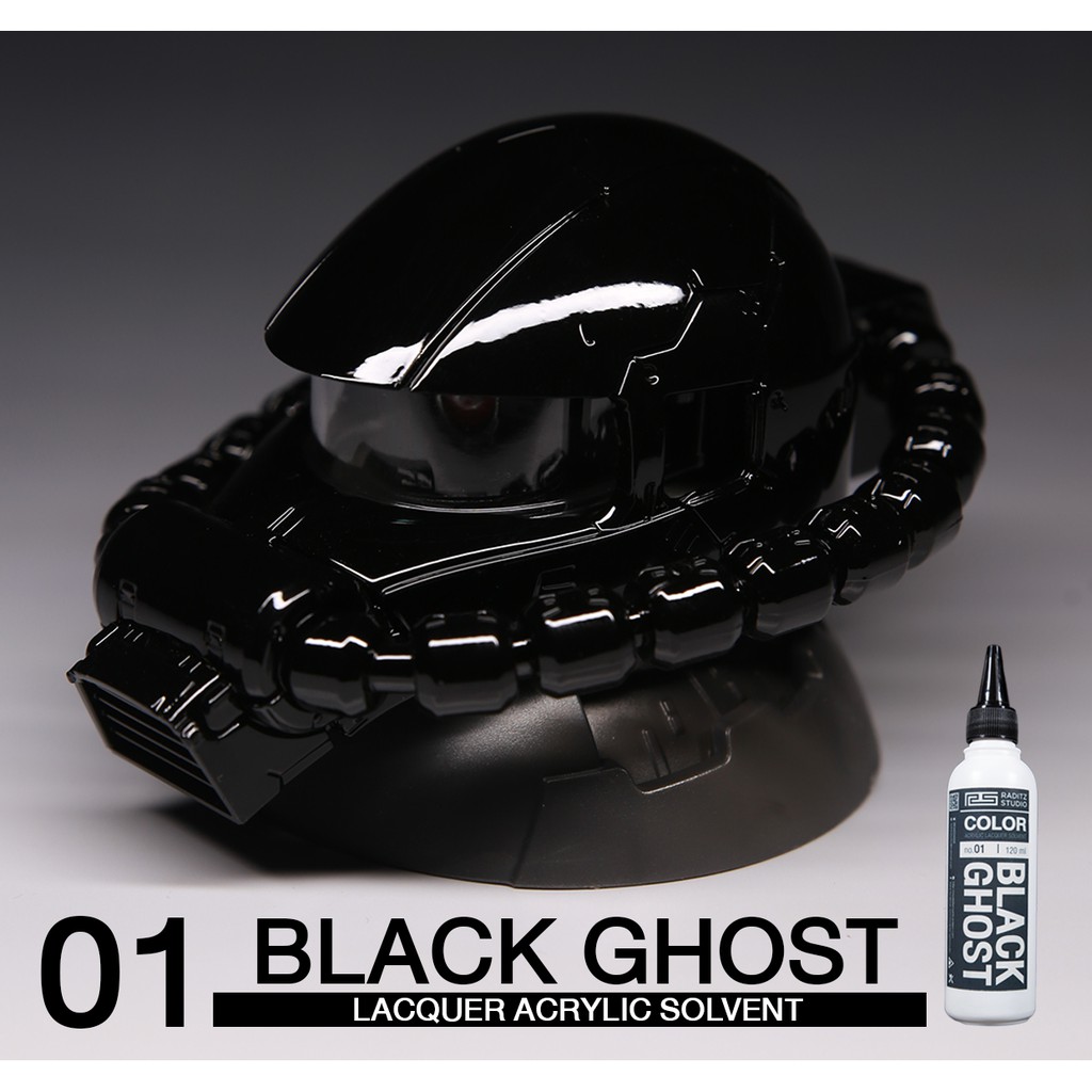 ภาพสินค้าRaditz Studio BLACK & WHITE GHOST 120 ml ขวดใหญ่ gundam gunpla ซาคุ ทหารโมเดล กันดั้ม กันพลา หุ่น รถ ทหาร สี จากร้าน figurearttodo บน Shopee ภาพที่ 1
