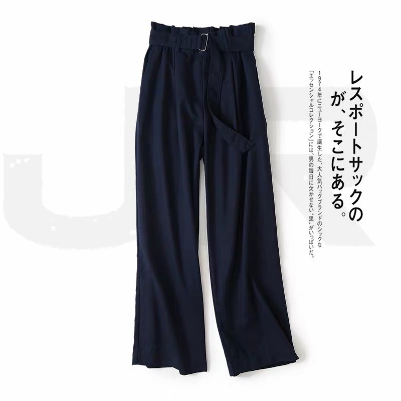 big-sale-กางเกงแฟชั่นสไตล์ญี่ปุ่น-กางเกงขายาวผู้หญิง-jr-pants-ขากว้าง-ฟรีไซด์เอวยืดไซด์ใหญ่-ทรงวัยรุ่น-สวมใส่สบาย
