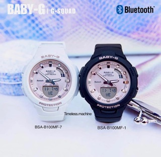 ภาพขนาดย่อของภาพหน้าปกสินค้าแท้ศูนย์ นาฬิกาออกกำลังกาย Baby-g BSA-B100 series. นับก้าว ประกัน Cmg 1 ปี จากร้าน sabyjaitime บน Shopee ภาพที่ 5