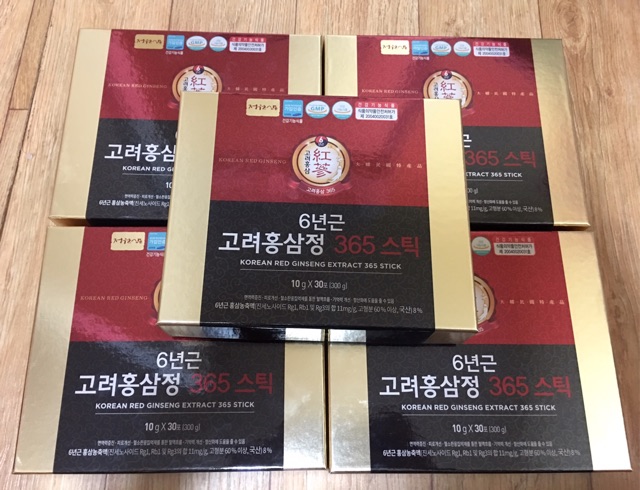 ภาพสินค้าJungwonsam เกาหลี โสมแดง 6-year old Korean Red Ginseng Extract 365 Stick - 10gX30 พร้อมส่ง จากร้าน tidaratsingha บน Shopee ภาพที่ 7