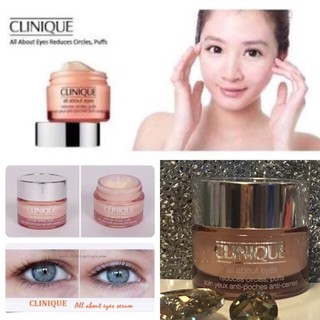 CLINIQUE เจลช่วยลดรอยบวมใต้ตา All About Eyes ขนาด 15 มล.