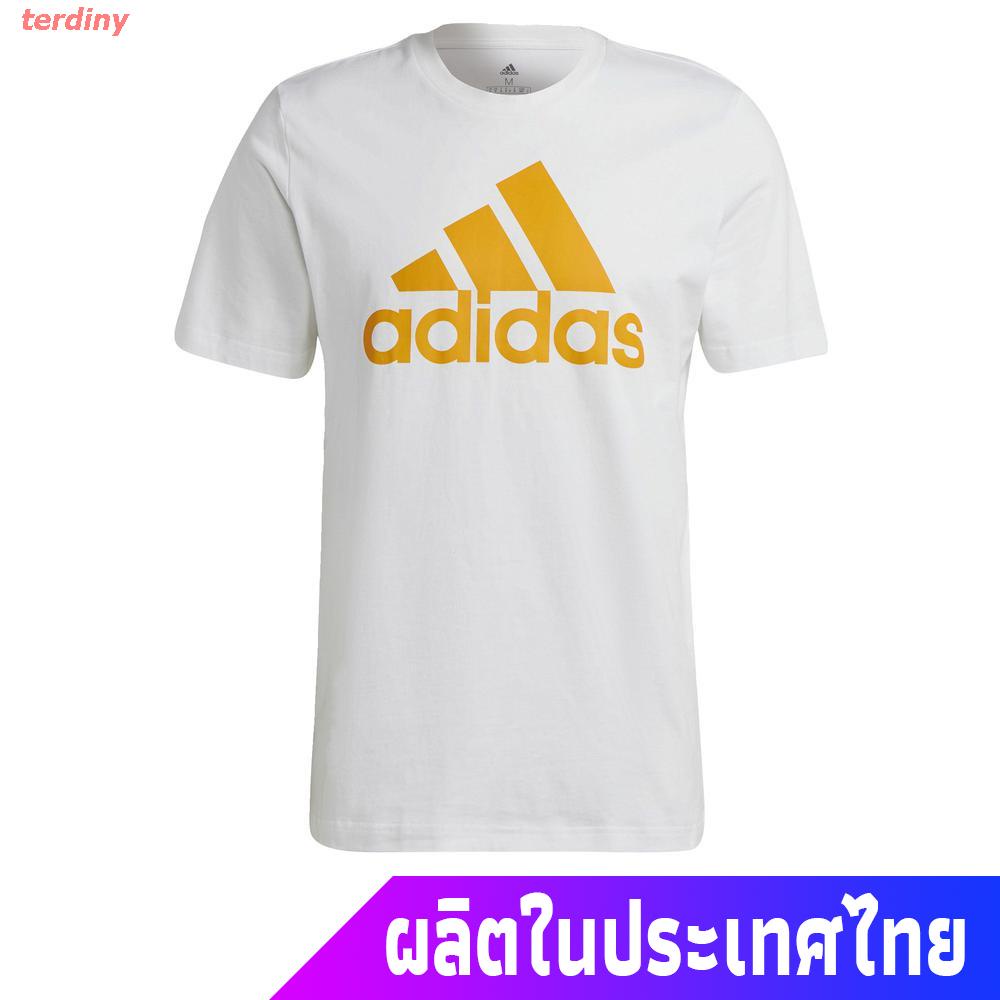 terdiny-เสื้อยืดกีฬา-adidas-เสื้อยืด-essentials-big-logo-ผู้ชาย-สีขาว-h12173-short-sleeve-t-shirts