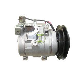 คอมแอร์ เด็นโซ่ 10S15C ฮีโน่1ร่องA-มีสวิท-ออกขวา(ใหม่24V) Compressor Denso Hino