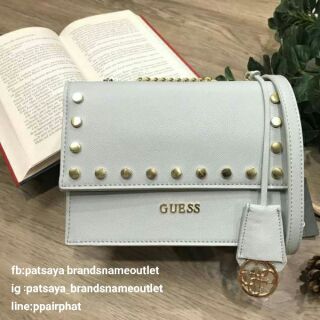 พร้อมส่งความสวย NEW ARRIVAL! GUESS CROSSBODY BAG WITH STUD แท้💯💯💯 outlet