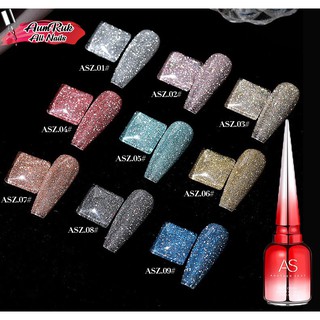 สีเจล Flash สีทาเล็บเจล AS ( รหัส ASZ ) Broken drill 15ml ยาทาเล็บเจล สีแฟลช สินค้าพร้อมส่ง!