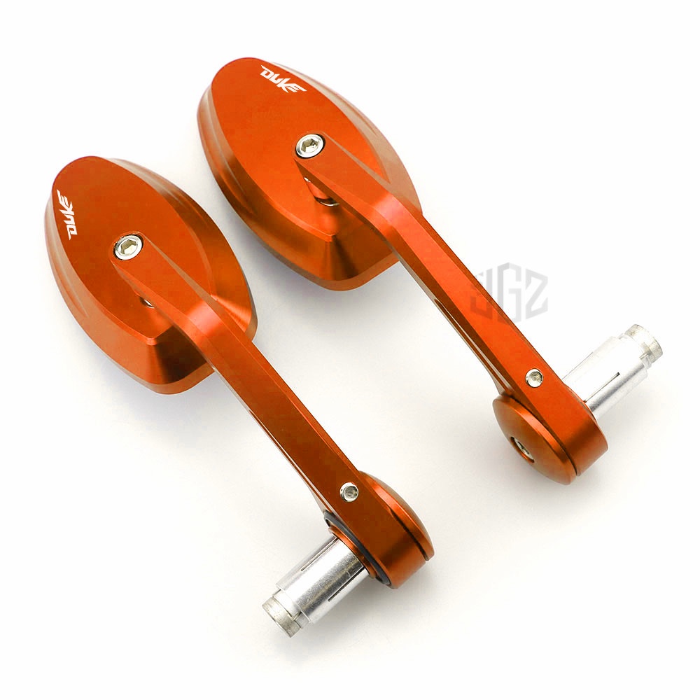 Rétroviseurs Latéraux Pour KTM Duke 125/200/250/390/690/790 - Réglables, Noir, Alliage