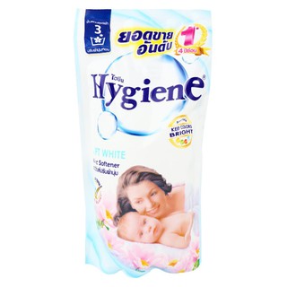 FABRIC SOFTENER REFILL HYGIENE 600ML SOFT WHITE PACK3 รีฟิลน้ำยาปรับผ้านุ่ม ไฮยีน ซอฟท์ ไวท์ 600 มล. แพ็ค 3 น้ำยาปรับผ้า