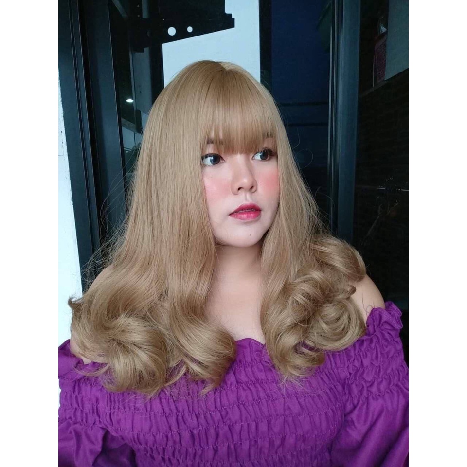 ร้านฟ้าใสวิกผม-cala-wigs-วิกผมยาวไหมเกาหลีงานพรีเมี่ยม-รหัส-9118d-เลือกสีได้