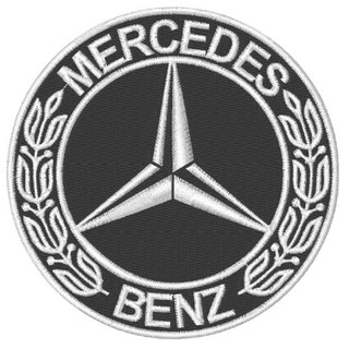 MERCEDES-BENZ เมอซิเดส เบนซ์ ป้ายติดเสื้อแจ็คเก็ต อาร์ม ป้าย ตัวรีดติดเสื้อ อาร์มรีด อาร์มปัก Badge Patches