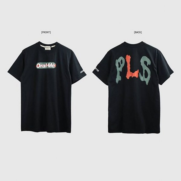 เสื้อยืดโอเวอร์ไซส์เสื้อยืด-แนวสตรีท-grimyth-gm-tee-157-1-oral-blacks-3xl