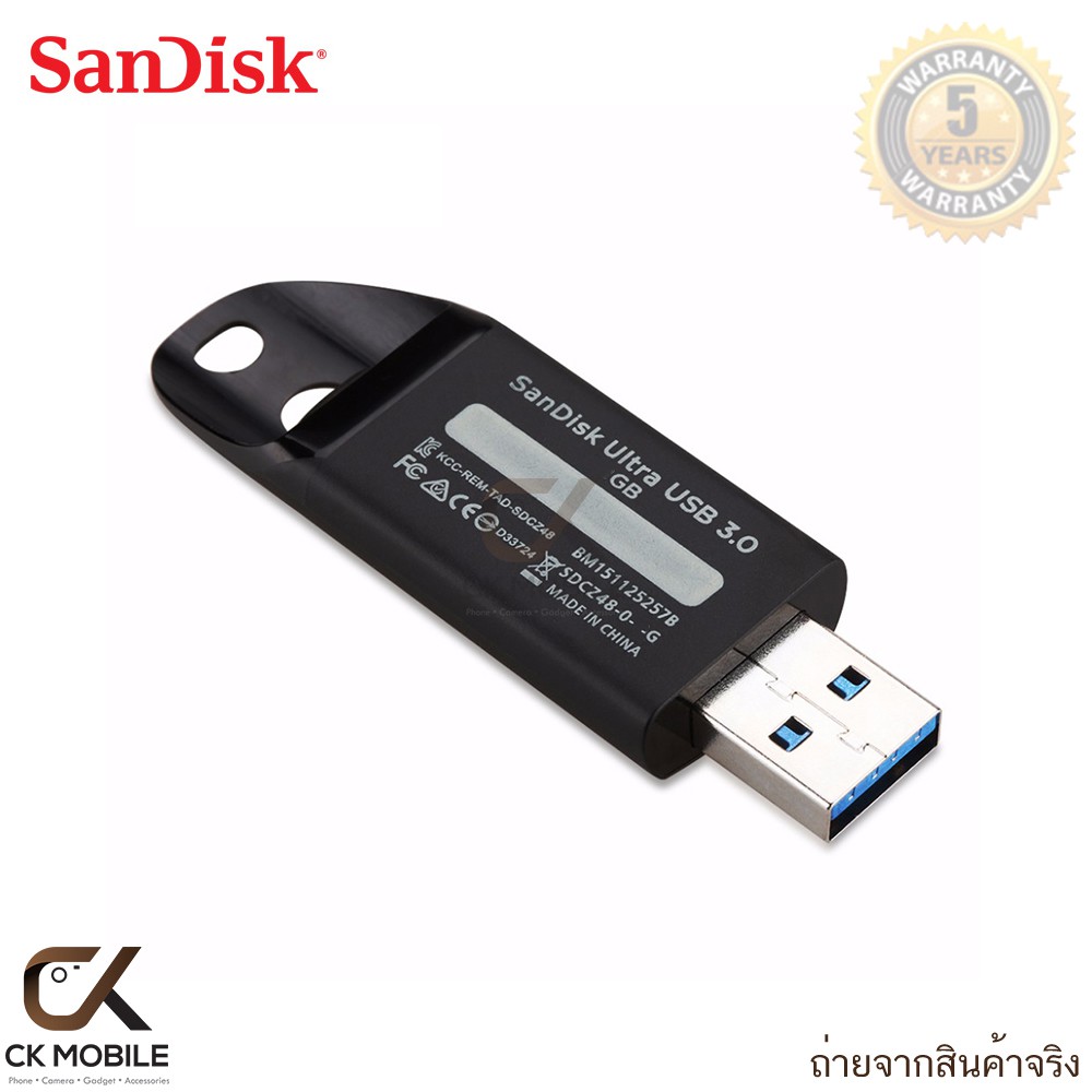 ซื้อ-1แถม1-sandisk-ultra-64-gb-usb-3-0-flash-drive-100mb-s-sdcz48-064g-u46-รับประกัน-5-ปี