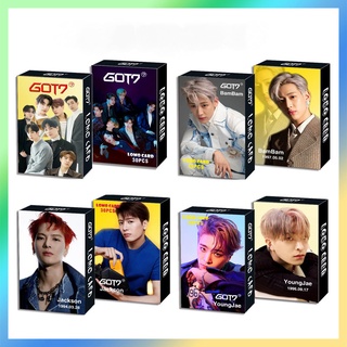 การ์ดโลโม่ โปสการ์ด รูปภาพ Kpop GOT7 Jackson IVE 30 ชิ้น ต่อกล่อง พร้อมส่ง