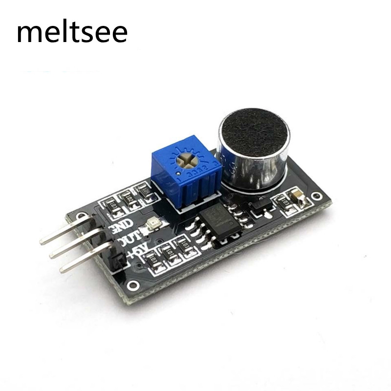 โมดูลเซนเซอร์ตรวจจับเสียง 3 pin LM393 Electret ไมโครโฟน DIY Sound ...