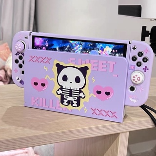 ภาพขนาดย่อของภาพหน้าปกสินค้าเคสป้องกันรอย ลายคุโรมิน่ารัก สําหรับ Nintendo Switch Oled จากร้าน ninoshi.th บน Shopee ภาพที่ 3