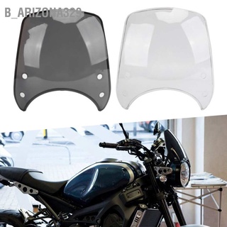 arizona329 Motorcycle Windshield Retrofit Vintage for 5‑7in Motor Headlights Windscreen PC Material