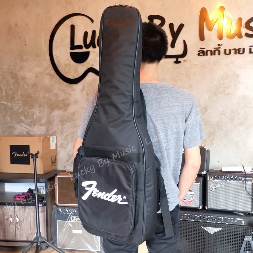 กระเป๋ากีต้าร์ไฟฟ้า-ซอฟเคส-fender-บุฟองน้ำ-5-มิล-มีช่องกระเป๋า-soft-case-guitar-takane-บุฟองน้ำหนา-5-มิล-ส่งด่วน