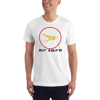 เสื้อยืดโอเวอร์ไซส์เสื้อยืด ลาย Air Zaire ขนาดเล็ก - 3XL. เสื้อยืด พิมพ์ลาย Airlines สไตล์เรโทรS-3XL