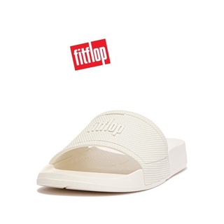 Fitflop แท้ 100% รุ่น iQushion pool slides รองเท้าแตะเพื่อสุขภาพสำหรับผู้หญิง EQ3-477 สี Cream