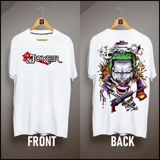 JOKER วัฒนธรรมวินเทจแรงบันดาลใจผ้าฝ้ายขนาดใหญ่เสื้อยืดหลวมสําหรับผู้ชายเสื้อยืดขนาดใหญ่ wMa