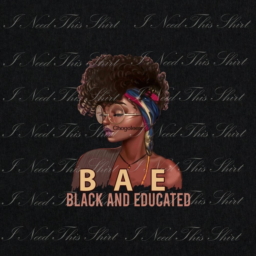 ขายดีขายดี-เสื้อยืดคลาสสิก-พิมพ์ลาย-bae-black-and-educated-digital-file-download-black-queen-สีดํา-แอฟริกัน-อเมริกัน-โอ