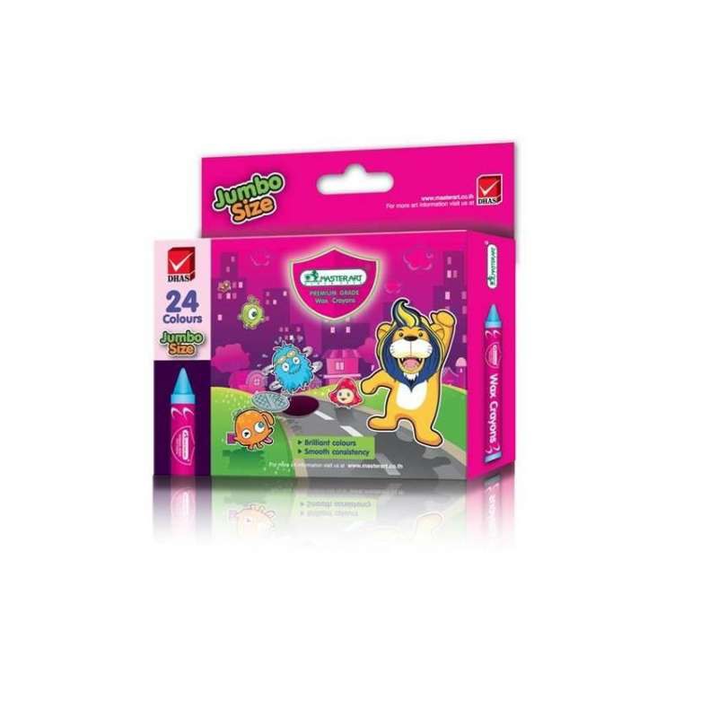 สีเทียน-จัมโบ้-มาสเตอร์อาร์ต-master-art-กล่อง-24-สี