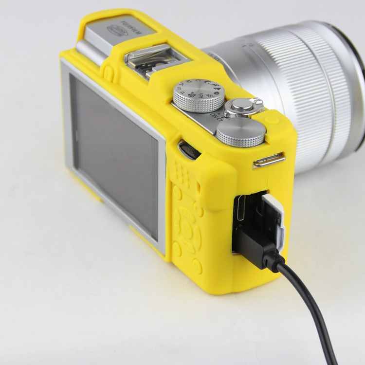 เคส-soft-silicone-fuji-xa3-xa10-camera-case-yellow