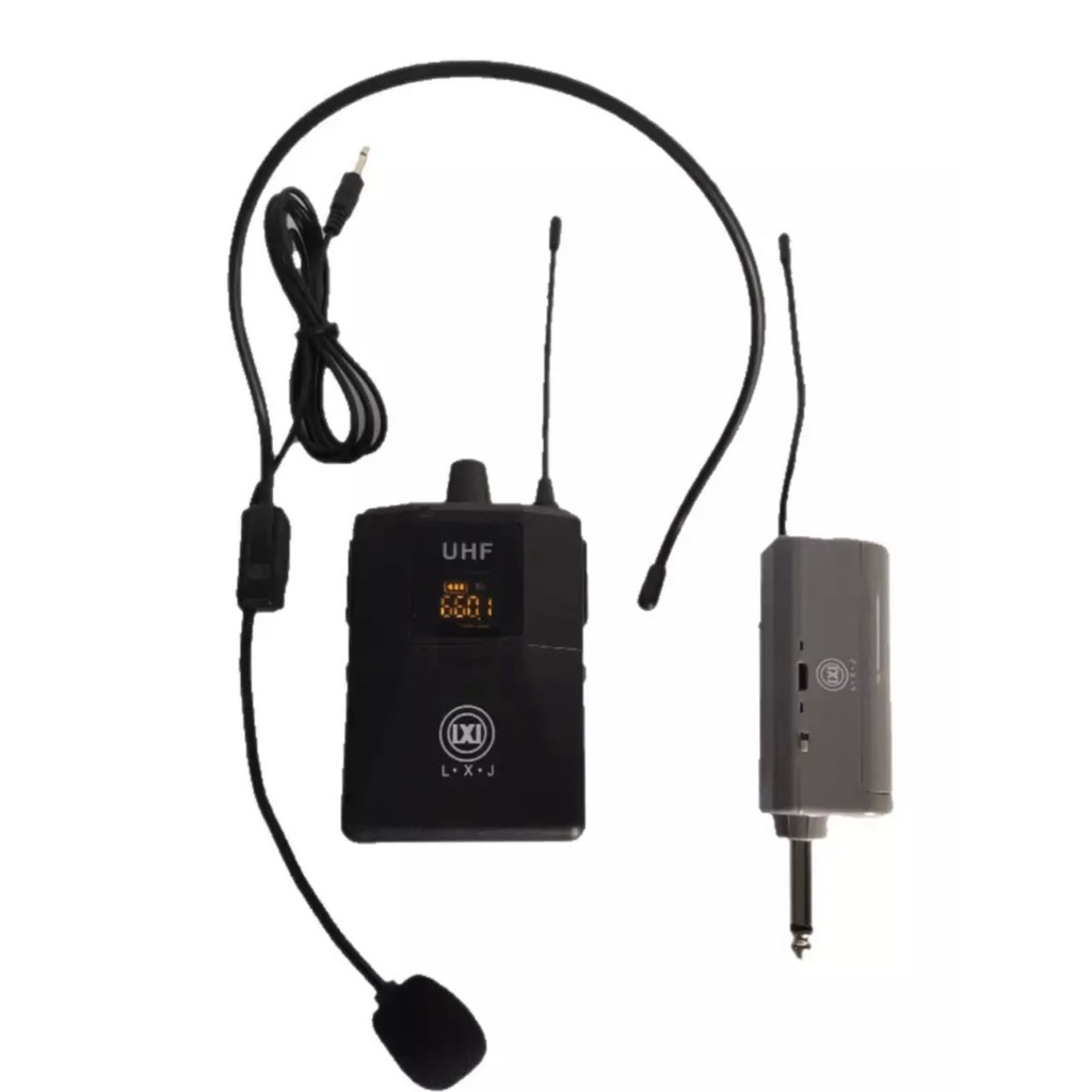 lxj-ไมค์ลอยแบบคาดศรีษะ-ไมโครโฟนไร้สาย-wireless-microphone-รุ่น-lx-01