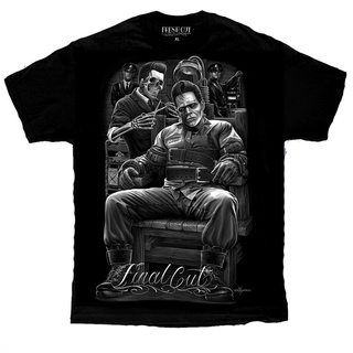 HH Final Cut Barber Shop Death Row Prison DGA David Gonzales Art T Shirt เสื้อยืดผ้าฝ้าย