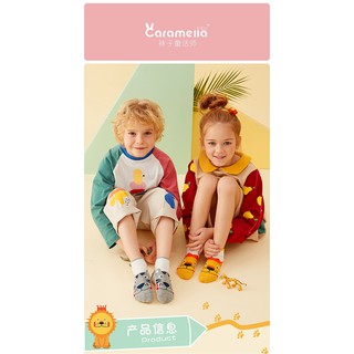 สินค้า ถุงเท้าเด็ก ถุงเท้าข้อสั้น Caramella (1 ชุดมี 3 คู่)